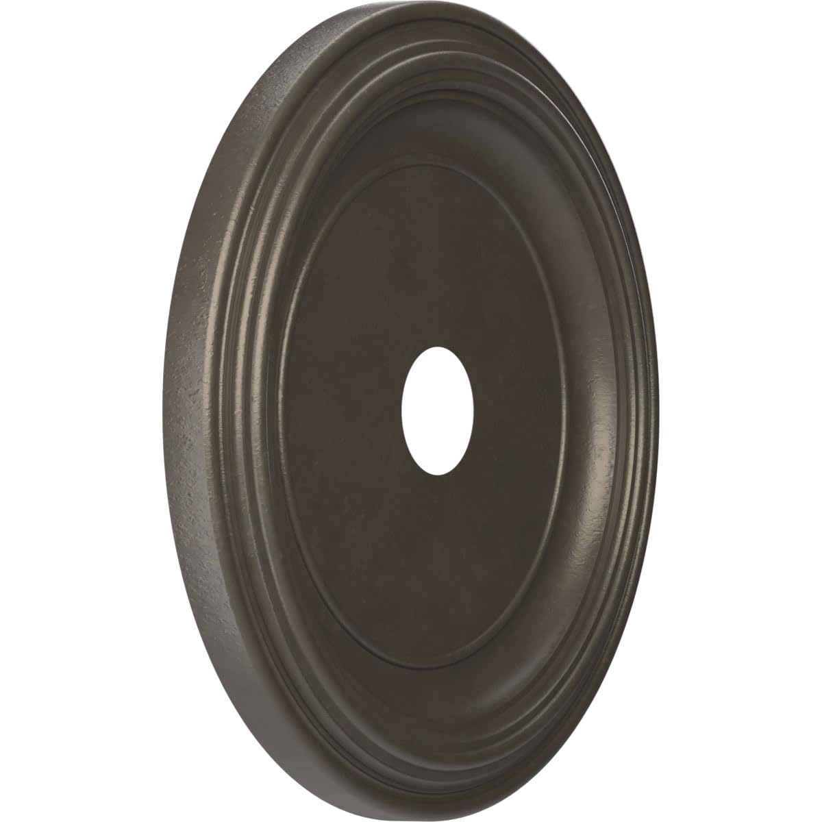 22Od X 3 1/2Id X 1 1/2P Traditional Thermoformed Pvc Ceiling Medallion (Fits Canopies Up To 13 1/2), Universal Aged Metallic Wea