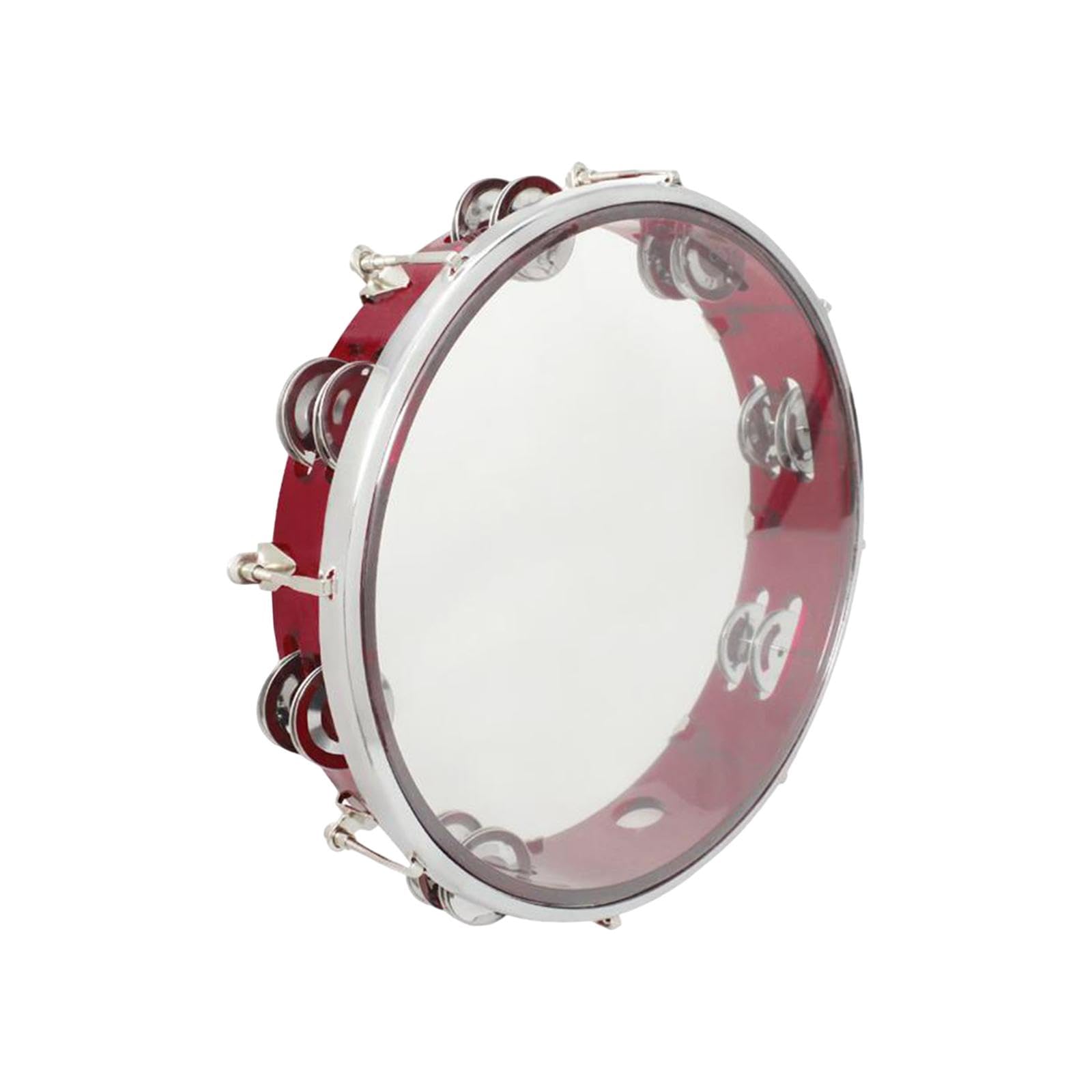 Club Bollywood10inch Tambourine Children Musical Educational Toy for Concert Dancing Party Red|Musical Instruments & Gear | Perc