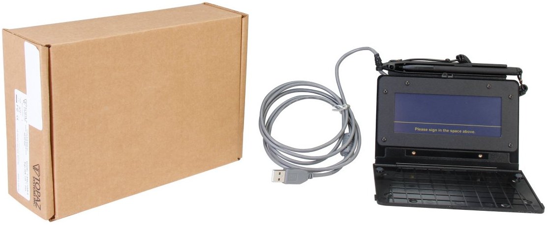 Topaz Siglite T S461 Hsb R Slim Electronic Signature Capture Pad (Non Backlit)