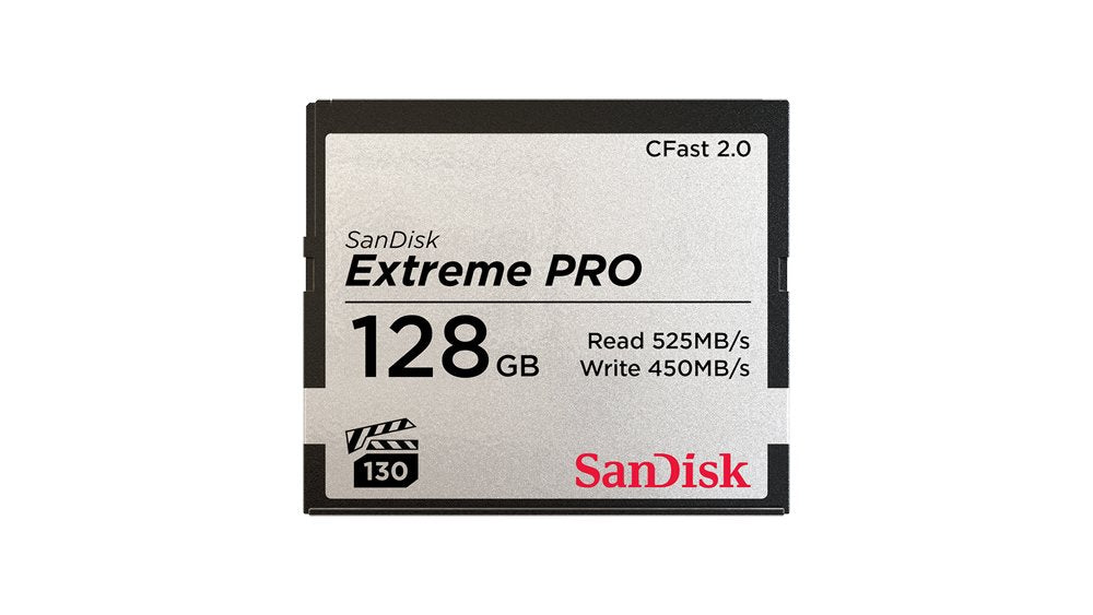 SanDisk 128GB Extreme PRO CFast 2.0 Memory Card - SDCFSP-128G-G46D
