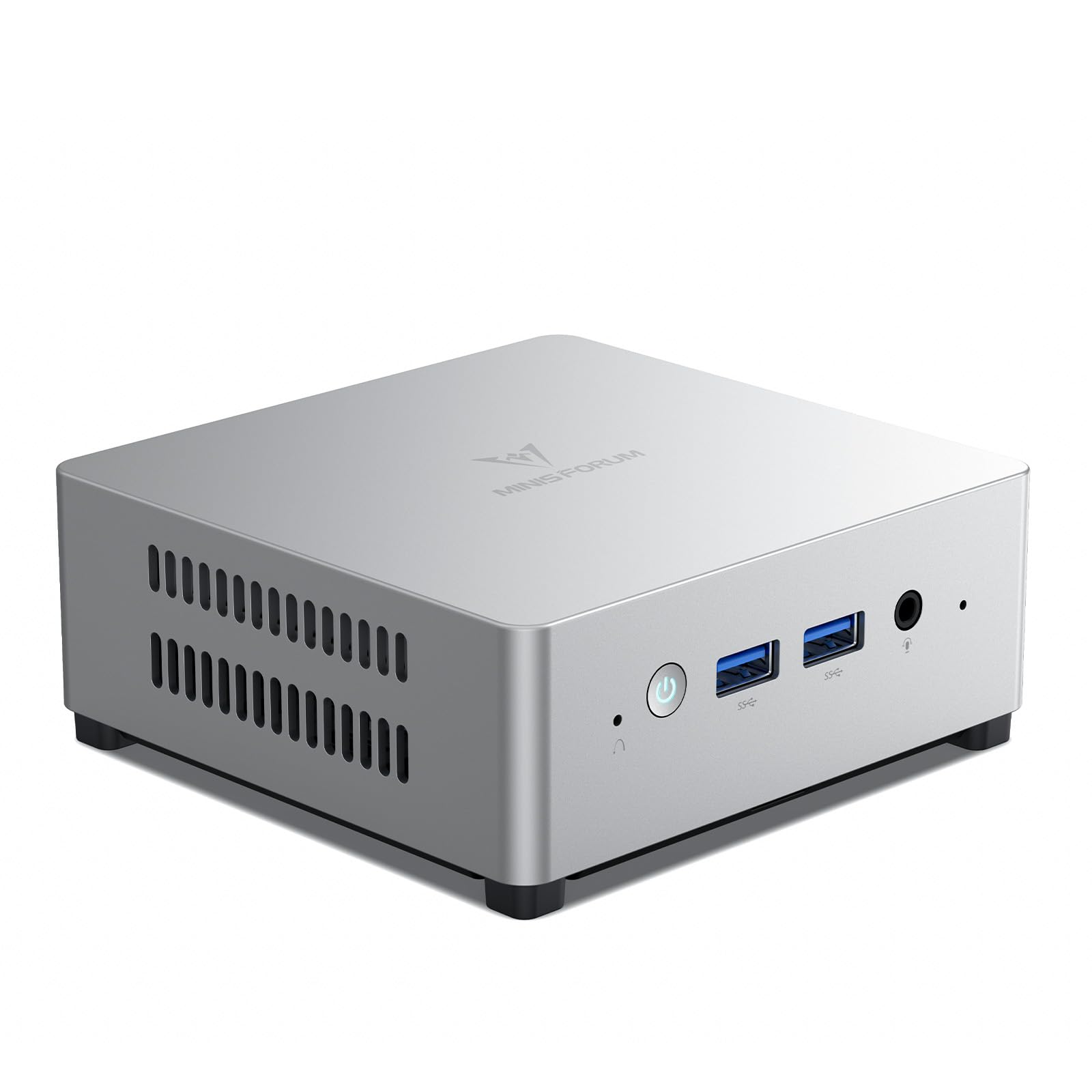 Minisforum Un100L Mini Pc 12Th Gen Alder Lake N100(Up To 3.4Ghz) Desktop Computer, Lpddr5 16Gb Ram 512Gb Ssd, 1X Hdmi, 1Xdp, 1X