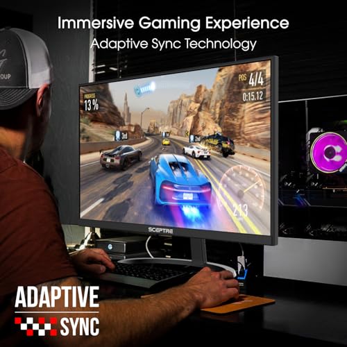 Sceptre Ips 27 Inch 2K 2560 X 1440P Qhd 75Hz Displayport Hdmi 99% Srgb Build In Speakers Machine Black (E275W Qpt)