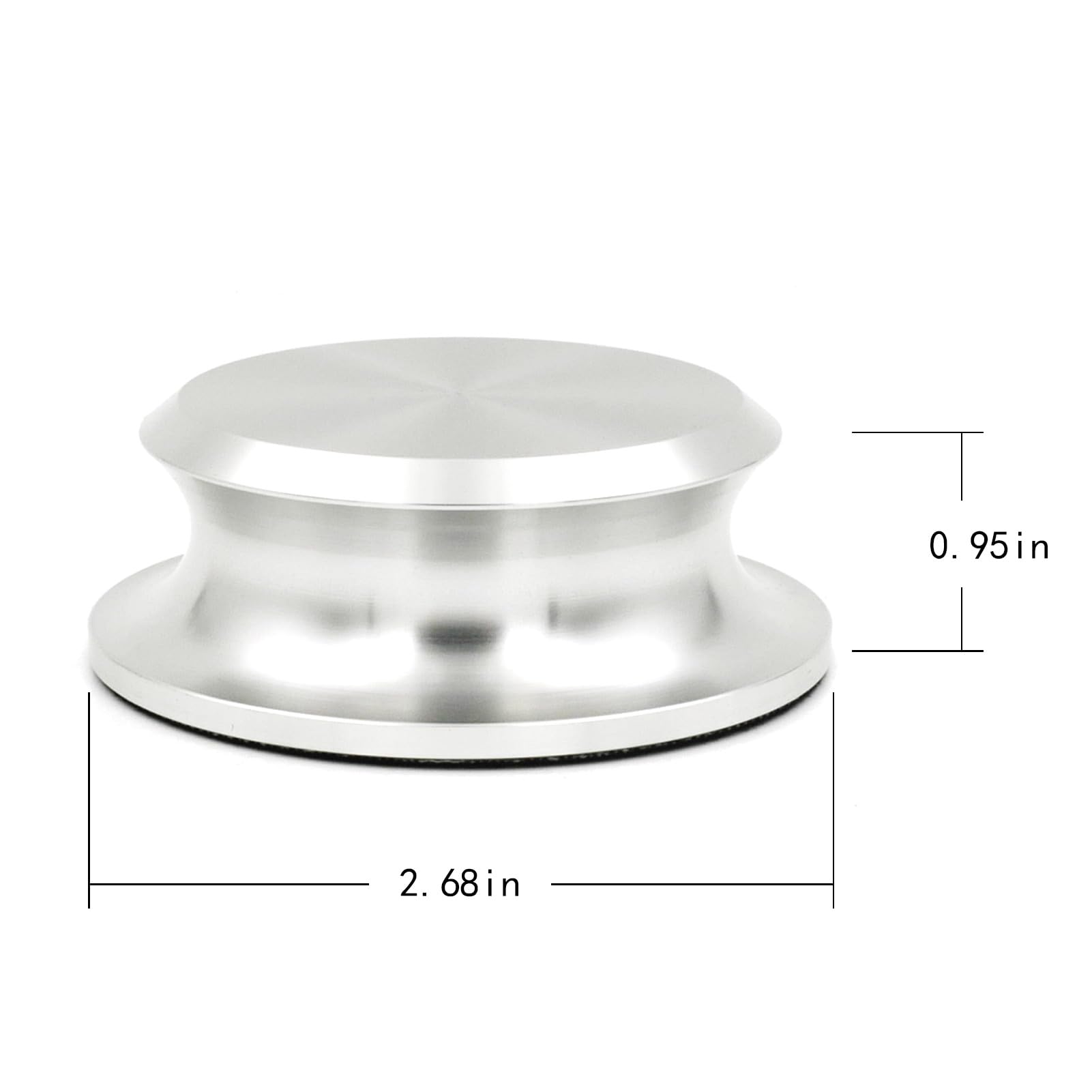 Menesia Record Weight Stabilizer, Turntable And Vinyl Record Weight, Premium Vinyl Stabilizer For Superior Sound (Silvery)