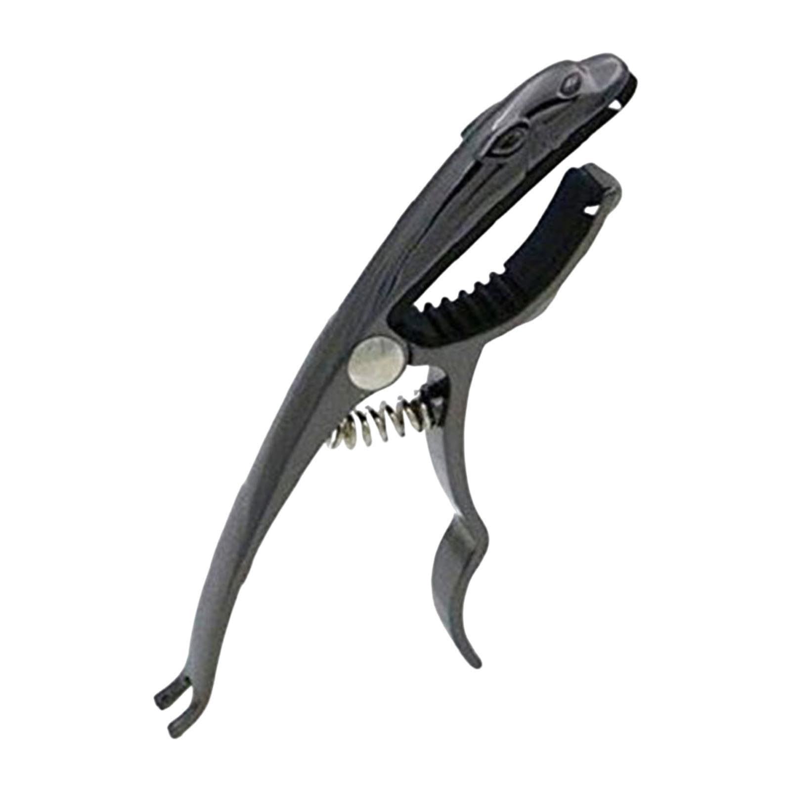 Atorse Leopard Shaped Guitar Capo Portable High Performance Sturdy Guitar Accessory Black