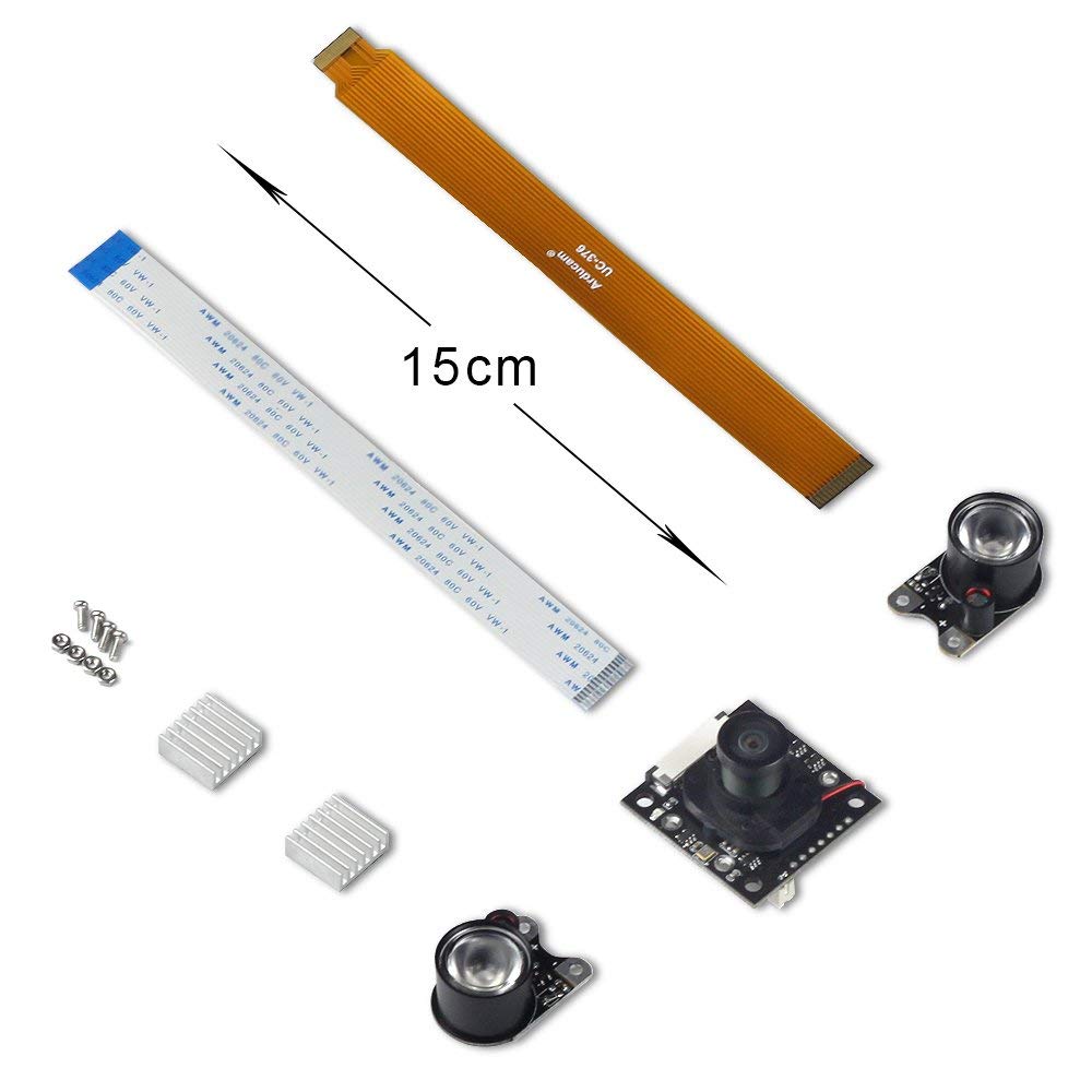 Arducam Day Night Vision For Raspberry Pi Camera, Automatic Ir Cut Switching All Day Image All Model Support, Ir Led For Low Lig