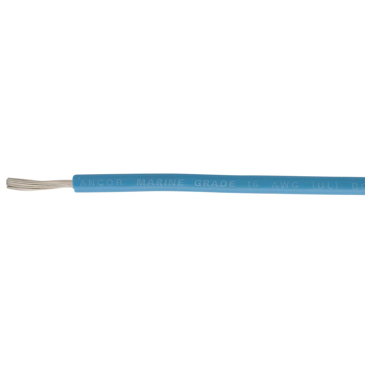 Ancor 101910 Marine Grade Electrical Primary Tinned Copper Boat Wiring (16-Gauge, Light Blue, 100-Feet),WBHDWB000NV0FRE