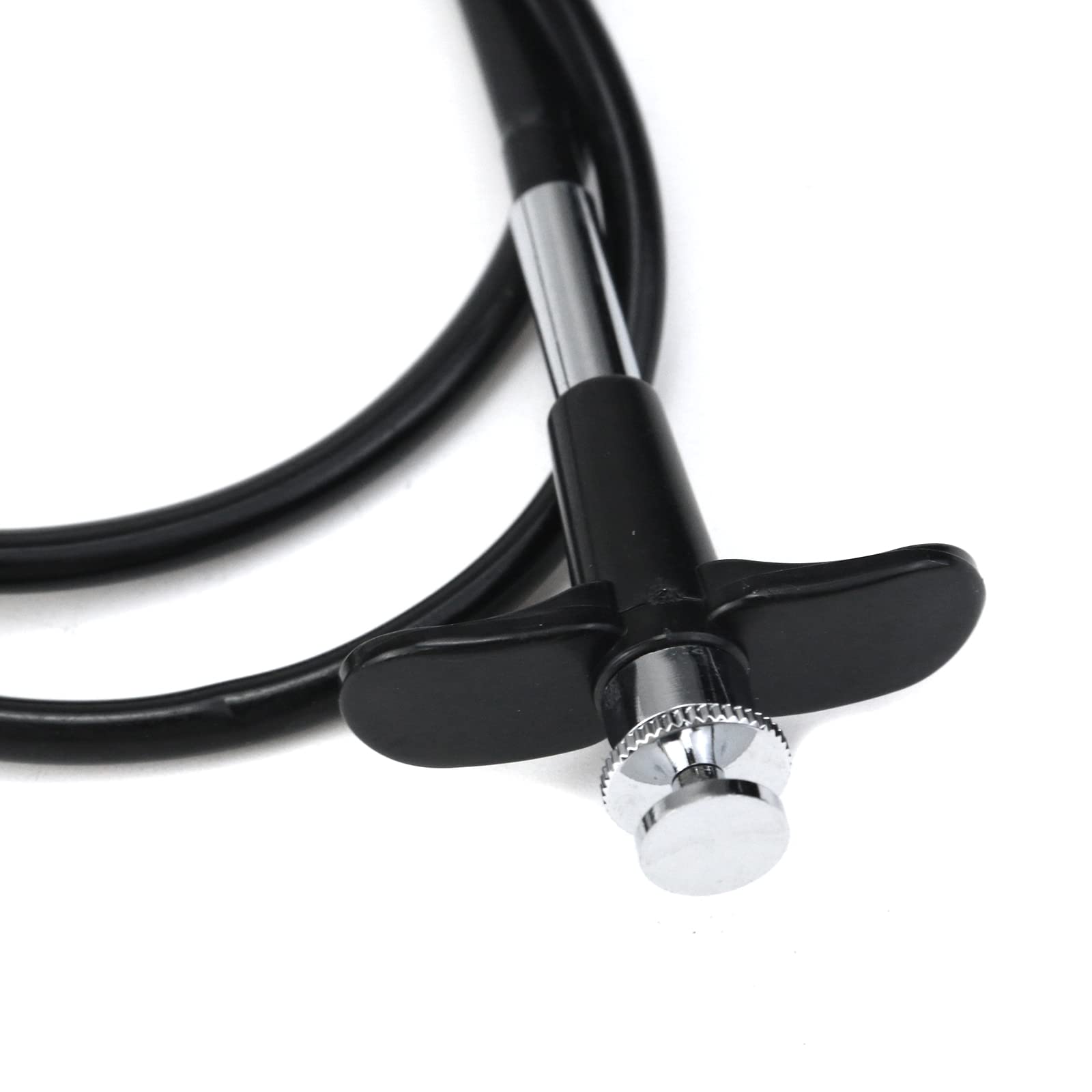 Pastlla 28''(70Cm) Threaded Release Cable Vibration Free Black Shutter Release Cable Shutter Release Cable With Bulb Lock Mechan