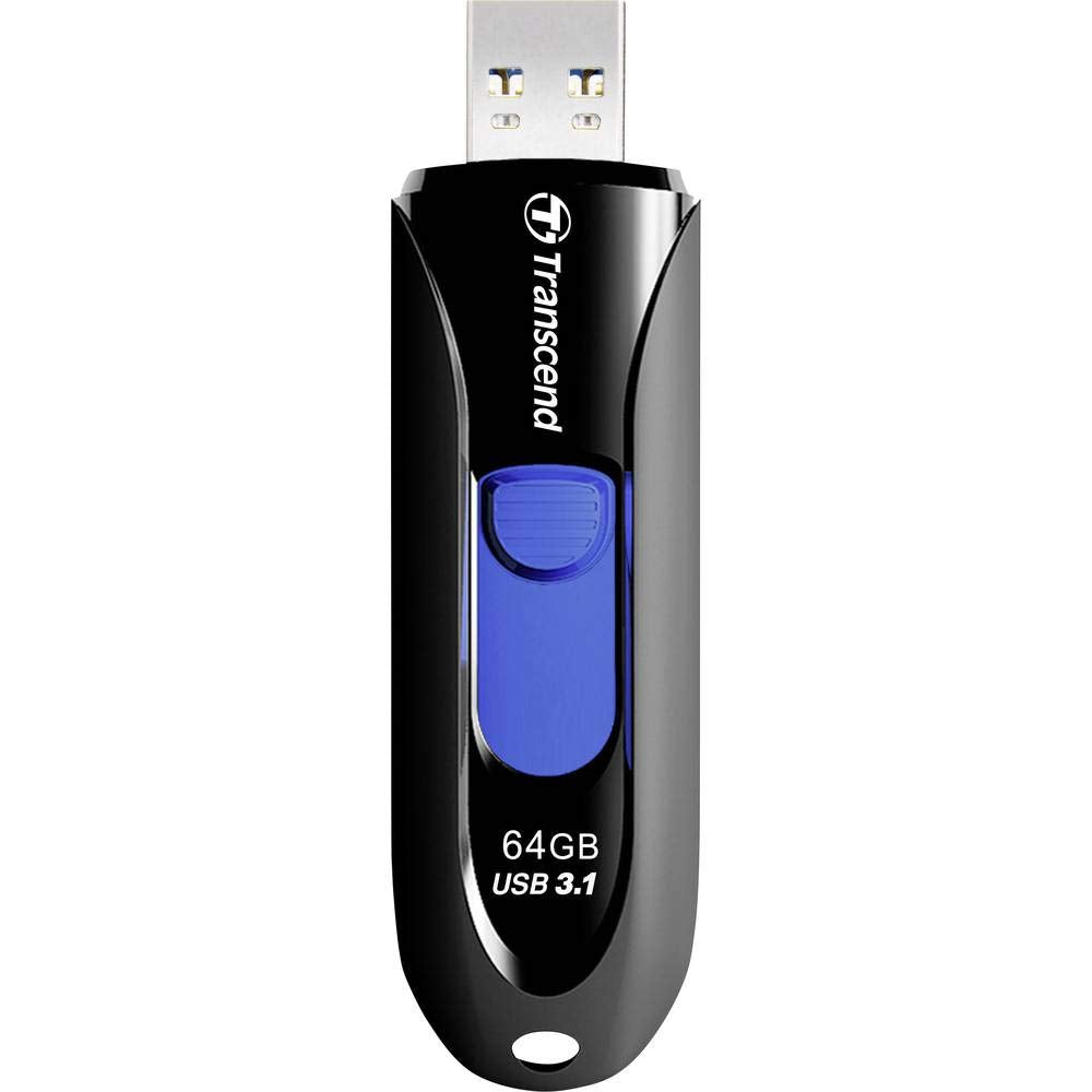 Transcend 64GB JetFlash 790 USB 3.0 Flash Drive (TS64GJF790K), Black