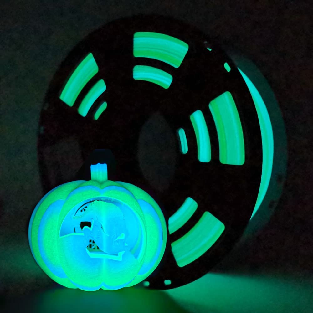 Stronghero3D Pla 3D Printer Filament,Glow In The Dark Filament, Glow Green/Blue 1.75Mm(2.2Lbs) Accuracy +/ 0.05Mm For Ender3 End