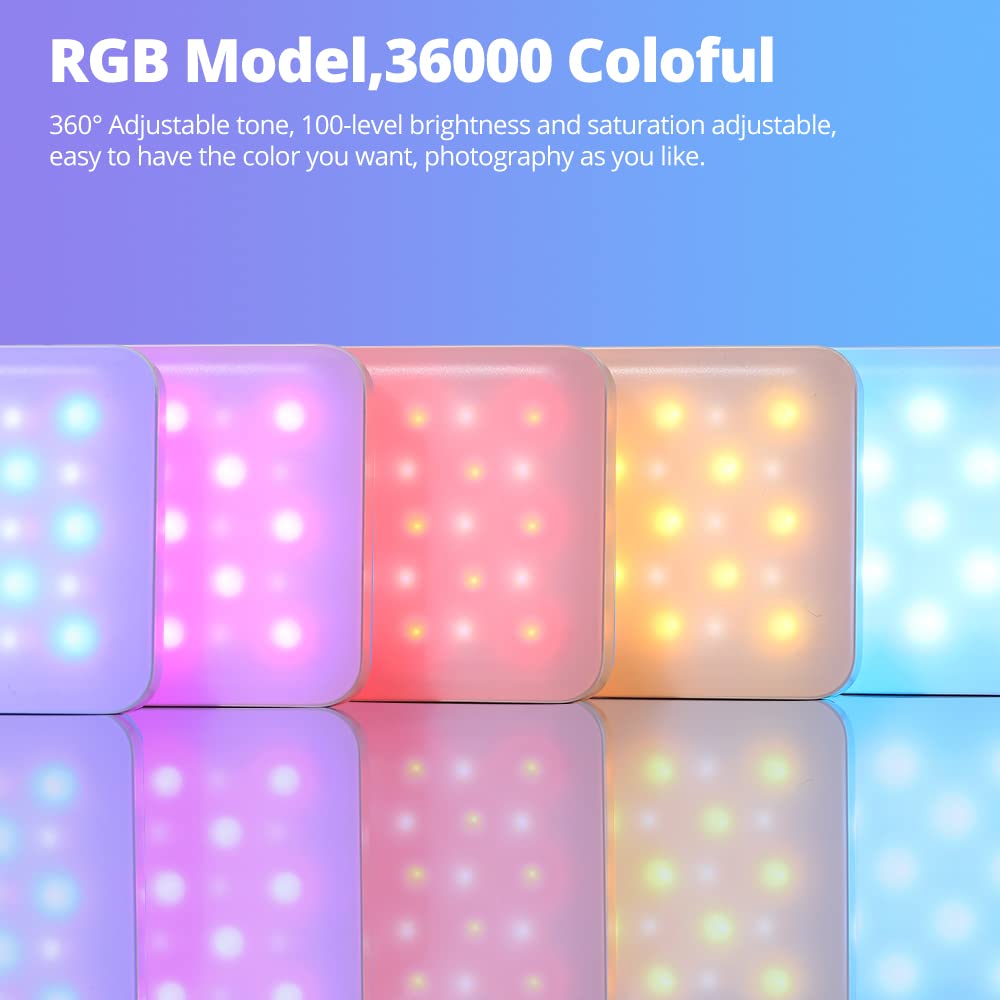 Ambitful A3 Full Color Rgb Led Mini Light, Built In Fx Effects,350Lx(0.5M,5500K) Ra/95 Tlci/97,2800 6800K Led Video Light Panel
