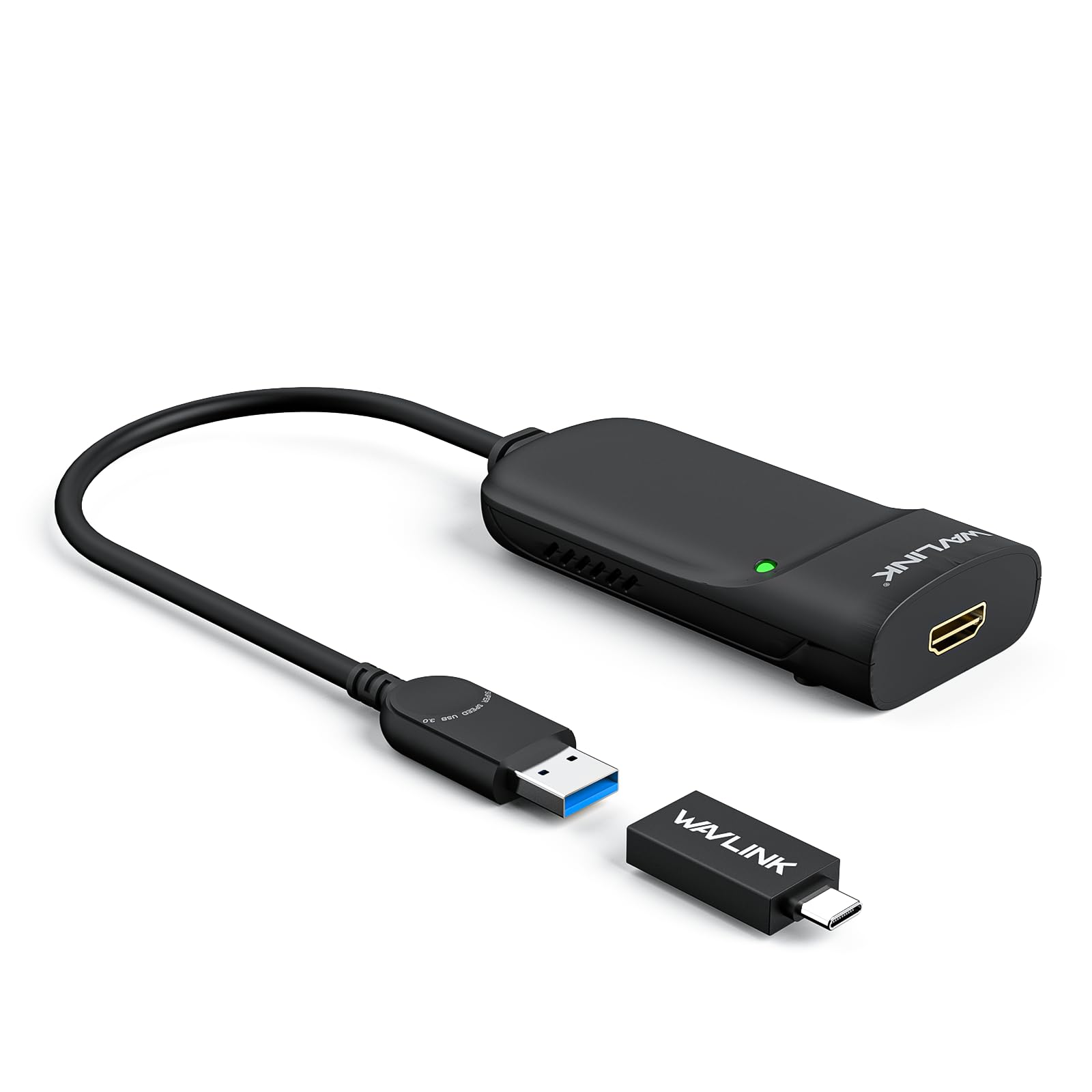 Wavlink Usb 3.0 To Hdmi Universal Video Adapter, Displaylink Chips Supports Up To 6 Monitor Displays, Compatible With Windows, Macos, Ubuntu 20.04,22.04,Lts, Chromeos Upgrade Version