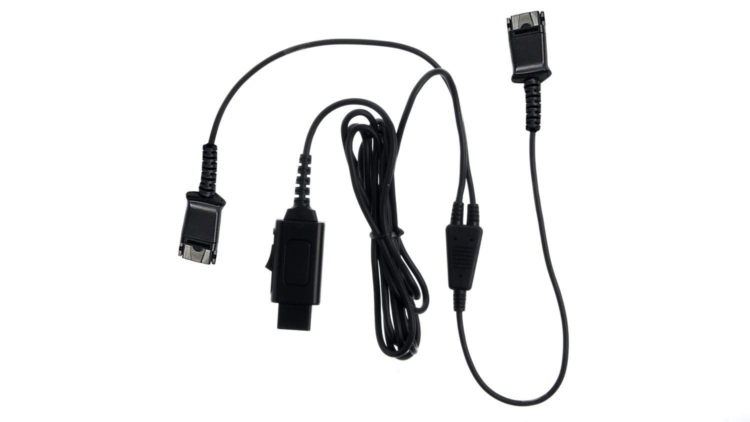Ipd Training Headphones Adapter Y Cable Cord With Switch Mute For Agents & Supervisors | Durable Headphone Adapter Quick Disconn