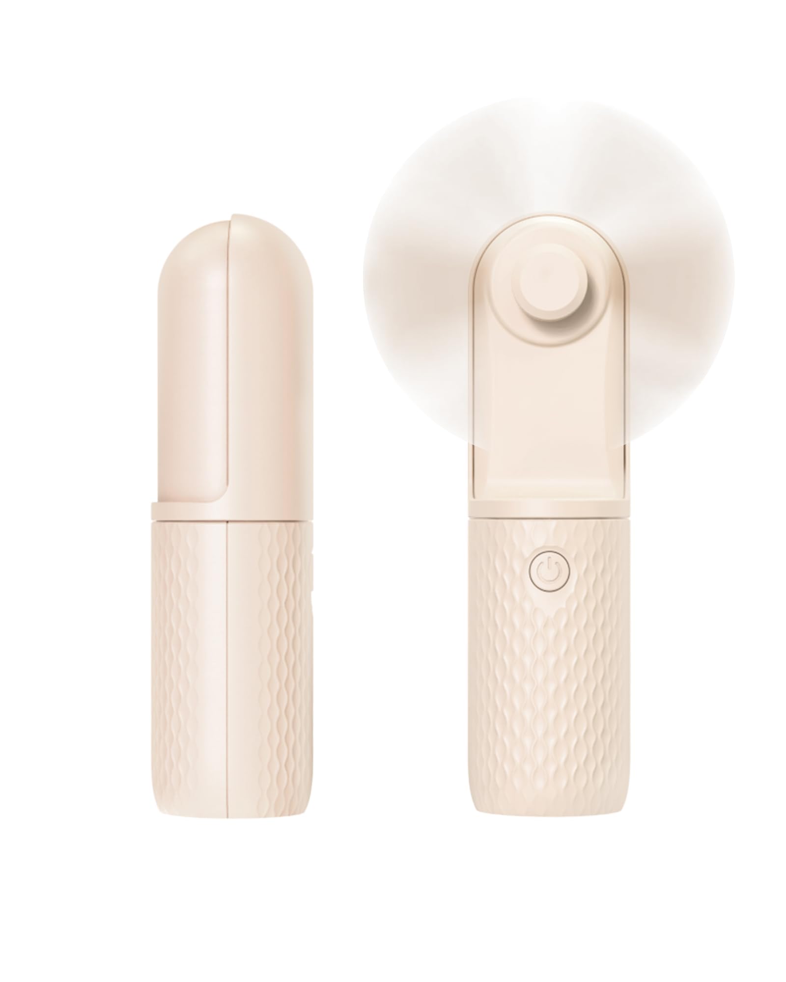 Coohea Portable Fan Mini Handheld Fan Small Makeup Lash Fan Powerful Personal Cooling Fan Usb Rechargeable Battery Operated, Han