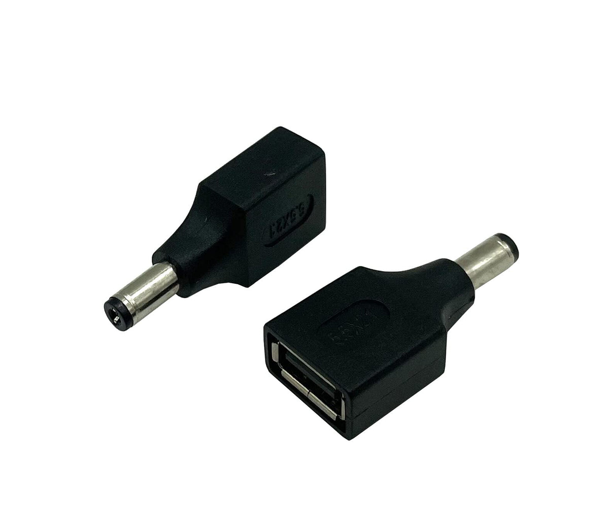 Dafensoy Usb To Dc Power Adapter, Usb 2.0 A Female To Dc 5.5 X 2.1Mm Male Power Adapter 2 Pack Suitable For Charging Electronic Devices With Dc Or Usb Ports (Usb F/5.5 X 2.1)