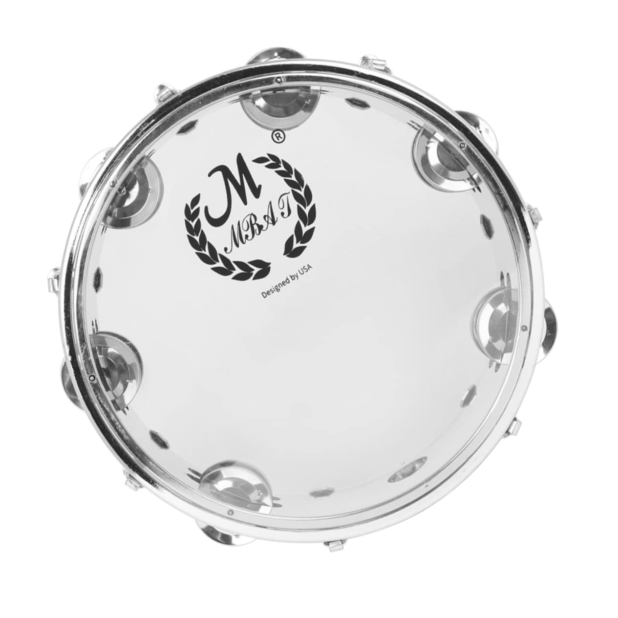 EXCLUZO 1set Hand Drummer Clapping Drums Kids Tambourine Educational Tambourine Double Row Metal Jingles Hand Bell Education Ins