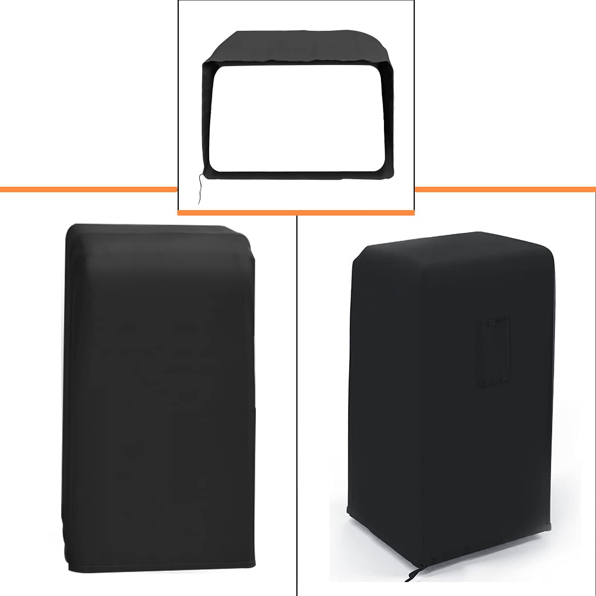 Luxiv Portable Air Conditioner Cover, Gray Portable Ac Unit Cover 15 X 18 X 30'' Anti Dust Compact Air Conditioner Storage Bags