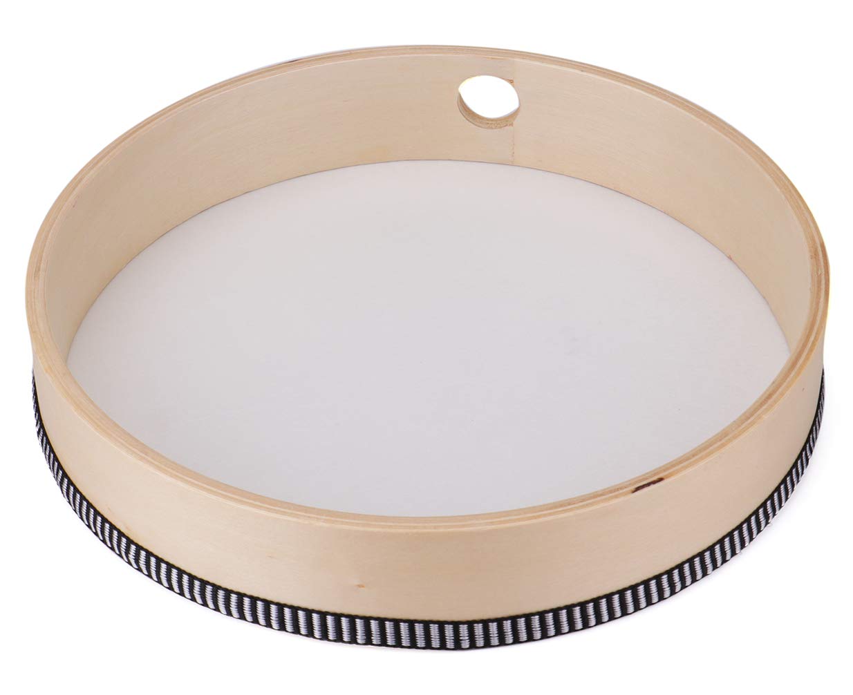 Foraineam 10 Inch Hand Drum Music Percussion Wood Frame Drum With Beater