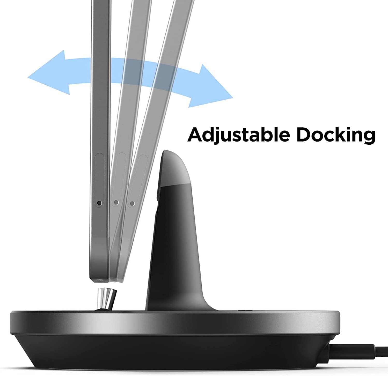 Encased Iphone Charger Dock, Fast Charge Desktop Charging Stand (Case Compatible) Dockmate Mfi Certified Lightning Charger (Full