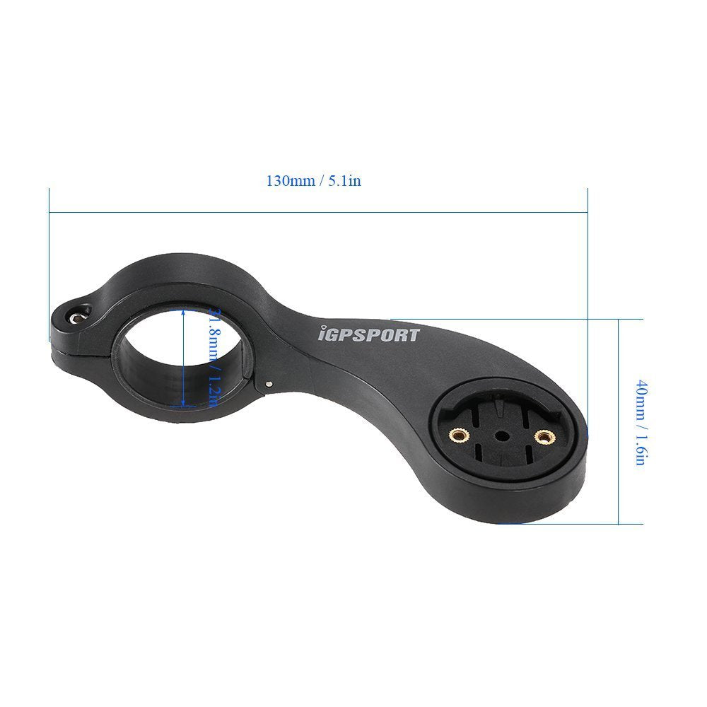 Igpsport Extended Out Front Bike Mount Compatible With Garmin Edge 200,500,510,520,800,830,1000,1030 Bike Computer,Fits 31.8Mm H