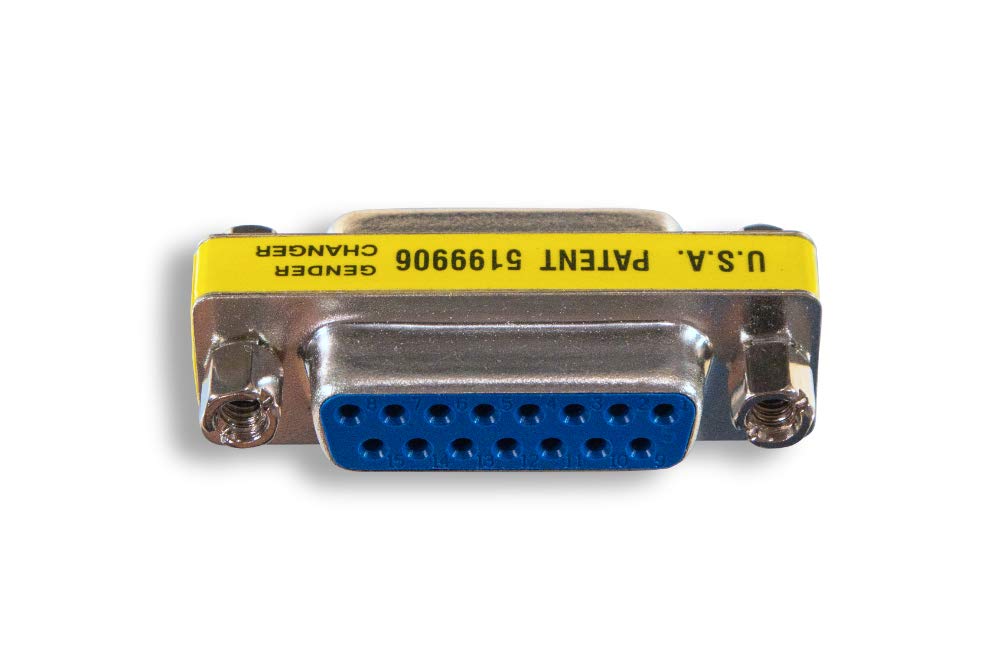 Cablelera Zaga1677Ff Db15 Female To Db15 Female Mini Gender Changer