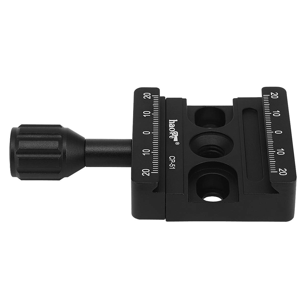 Haoge Cp 51 50Mm Screw Knob Clamp Adapter For Quick Release Qr Plate Camera Tripod Ballhead Monopod Ball Head Fit Arca Swiss