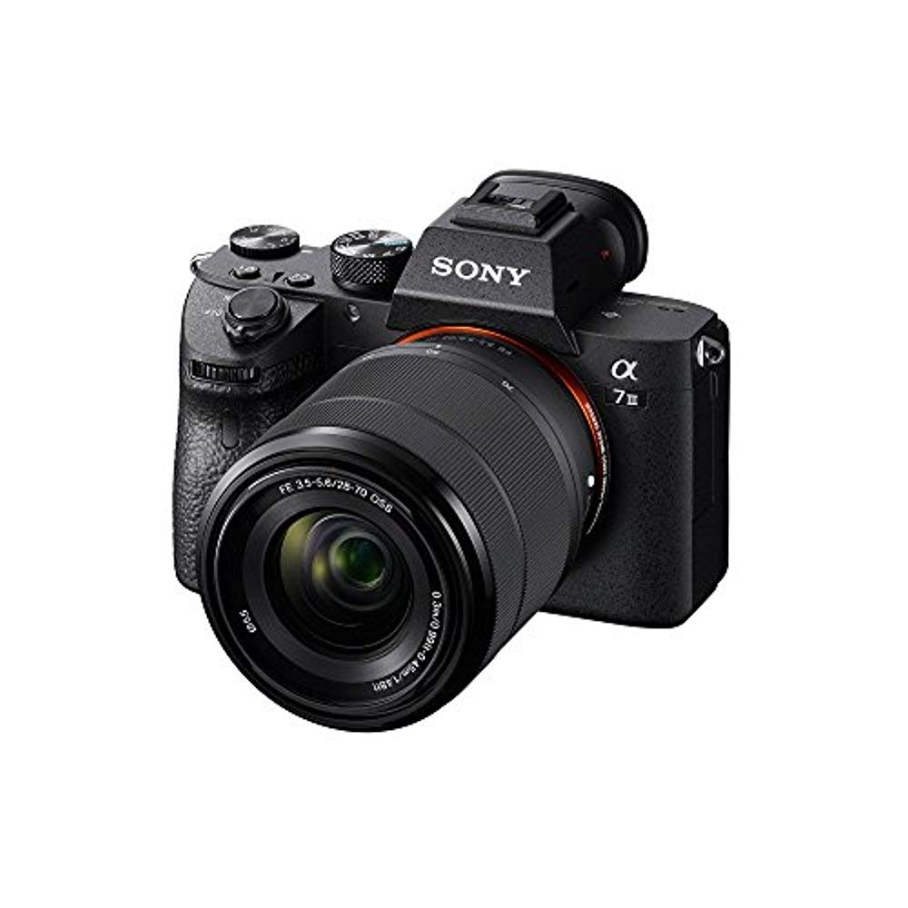 Sony a7 III (ILCEM3K/B) Full frame Mirrorless Interchangeable Lens Camera with 28 70mm Lens with 3 Inch LCD, Black
