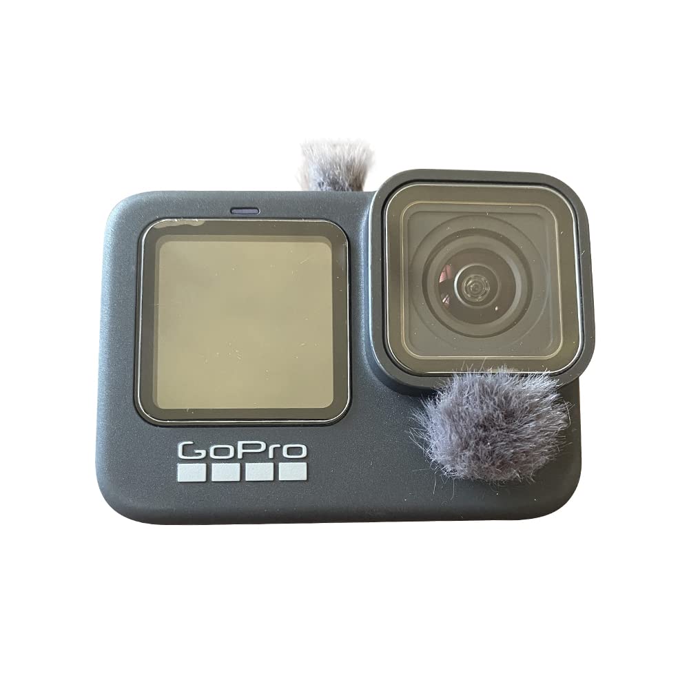 Camera Mic Wind Muff For Go Pro Hero 9 10 Dead Cat Windscreen Microphone Cover For Series Of Go Pro Hero (Grey)