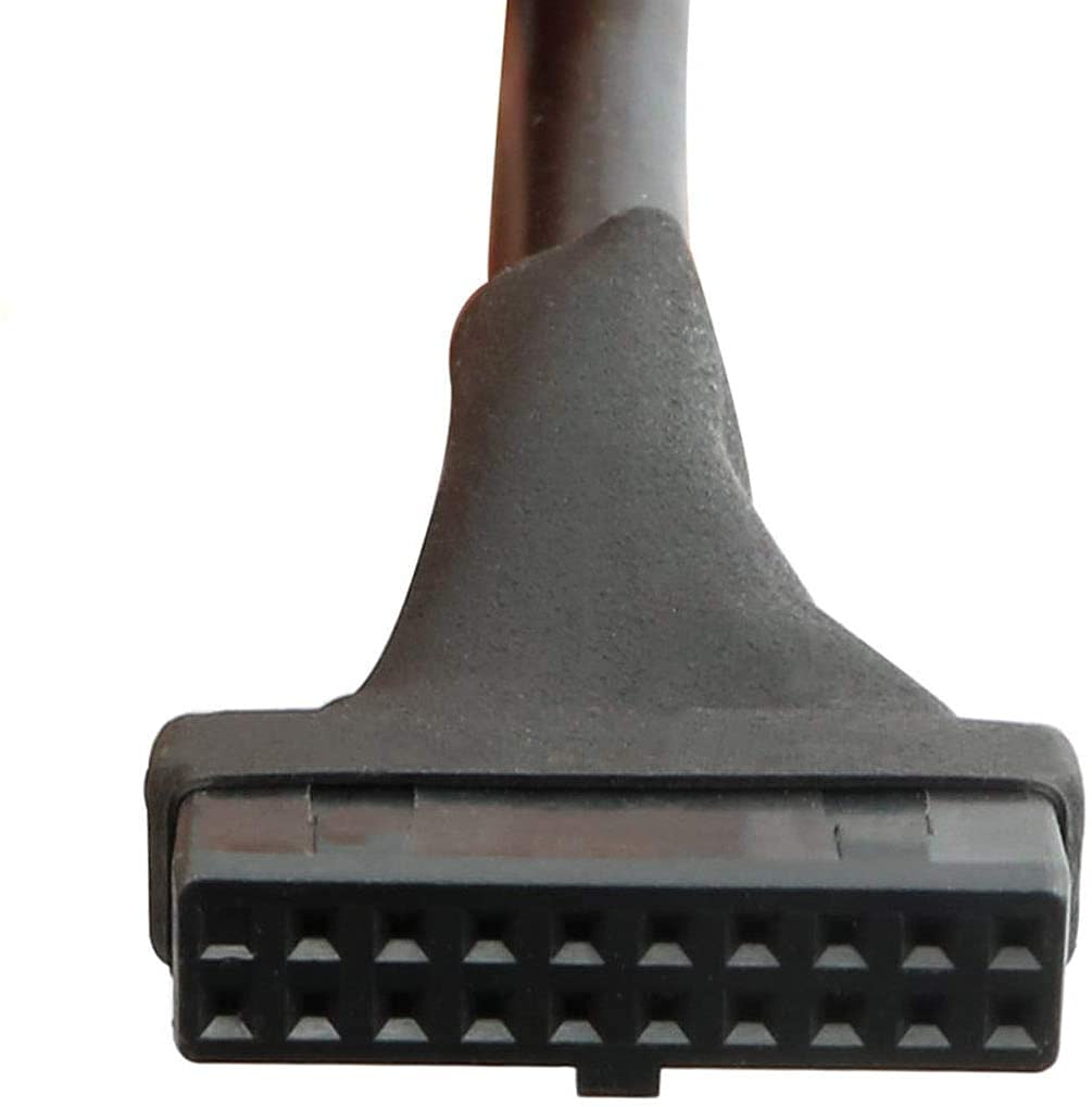 Longdex 2Pcs Usb 3.0 20 Pin Female To Usb 2.0 9-Pin Male Motherboard Adapter Converter Cable