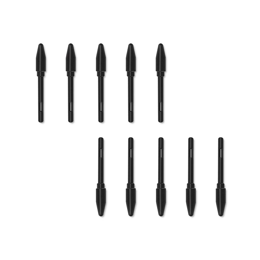 HUION 10 Pack Replacement Nibs PN04 for Drawing Tablet PW100 Stylus, Suitable for H610 ProV2/H640P/H950P/H1060P/HS610/H1161/H320