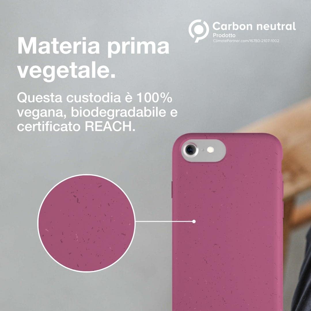 Woodcessories   Phone Case For Iphone Se 2022 Case Red, Iphone Se 2020 Case Red, Iphone 8 Case Red, 7, 6 S   Ecofriendly, Made O