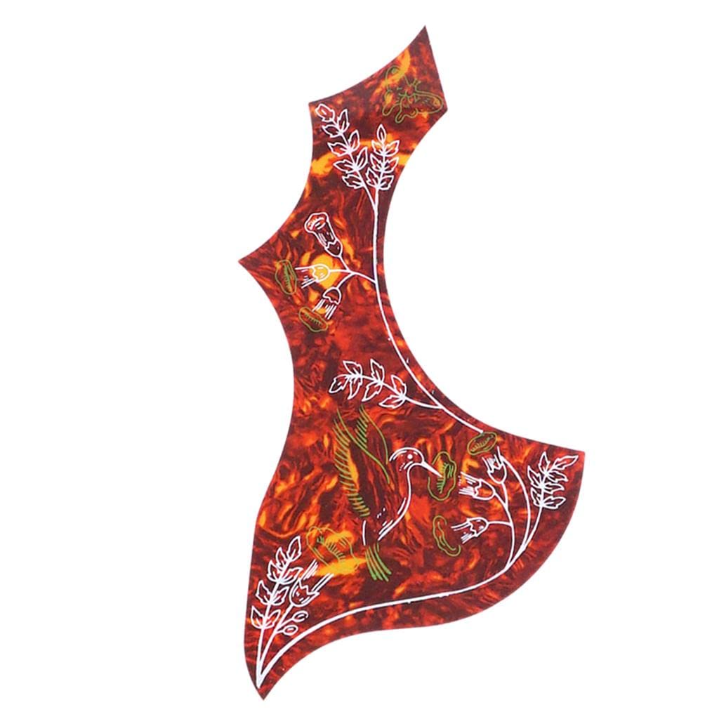 Secret Desire Left Handed Acoustic Guitar Pickguard Pick Guard AntiScratch Plate Red|Musical Instruments & Gear | Guitars & Bas