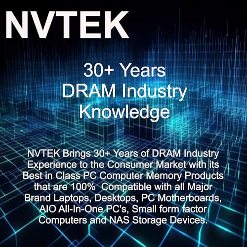 Nvtek 16Gb (1X16Gb) Ddr4 3200Mhz Pc4 25600 2Rx8 1.2V 288 Pin Non Ecc Unbuffered Udimm Desktop Pc Computer Memory