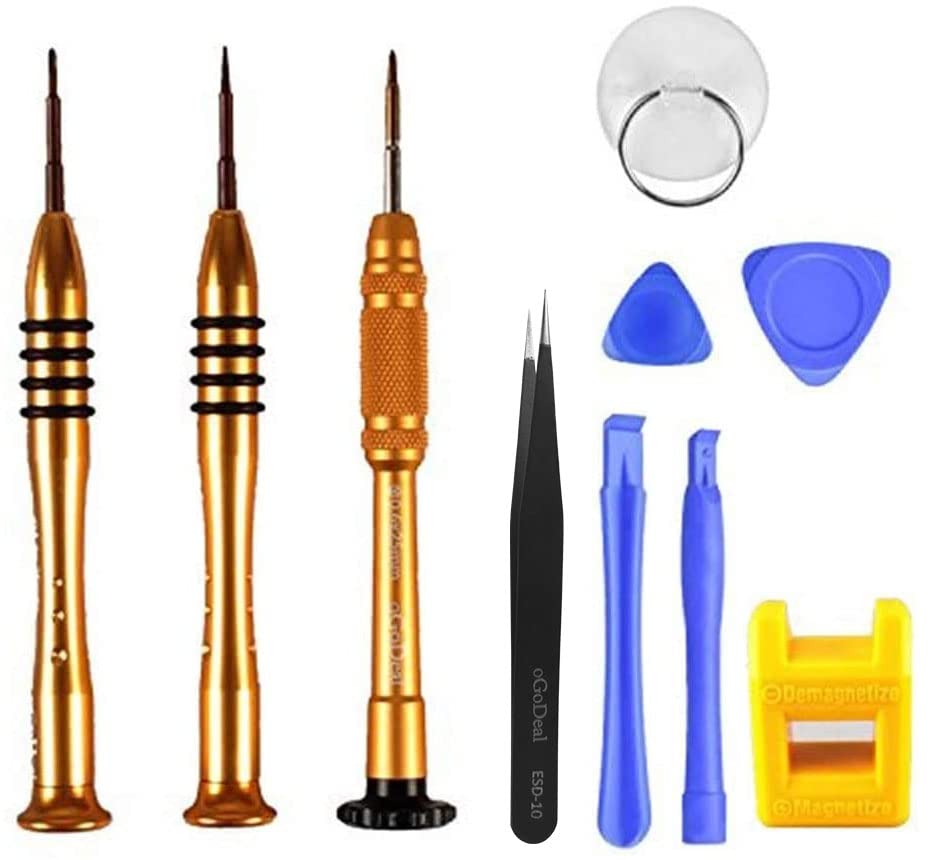 Ogodeal Screwdriver Set Kit For Apple Iphone 8 8 Plus 7 7 Plus 11 12 13 Pro Max Mini Screwdriver Set 1.5Mm Phillips,0.8Mm Star P