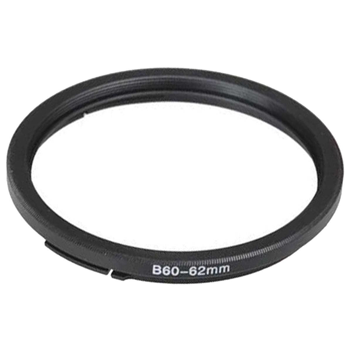 Fotodiox Bayonet 60 B6062mm Step Up Filter Adapter Ring for Hasselblad, Anodized Black Metal Filter Adapter Ring