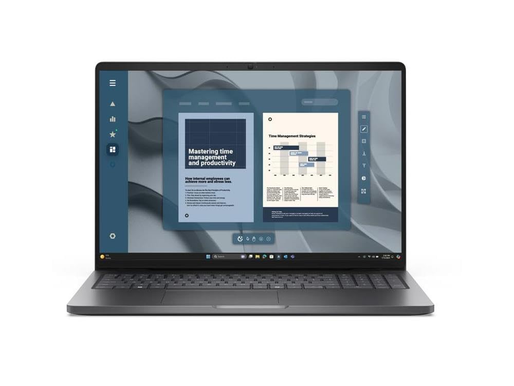 Dell Pro 16 PC16255 16 Notebook - Full HD Plus - AMD Ryzen 5 220-16 GB - 256 GB SSD - English (US) Keyboard - Magnetite
