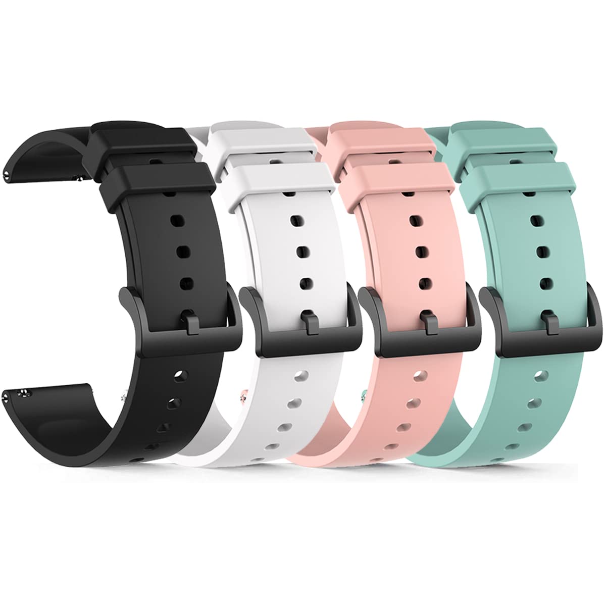 Fitturn 20Mm Wrist Strap Compatible With Haylou Ls02/Ls12 Band, Replacement Watch Band Fit For Haylou Rs4 Plus/Rs4 Ls12 Wrist Br