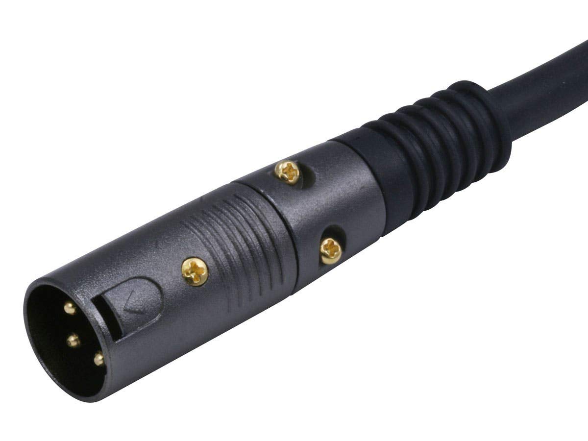 Monoprice Xlr Male To Xlr Female Cable   150 Feet   Black | 16Awg, Gold Plated   Premier Series