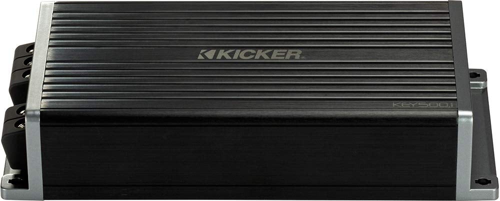 Kicker Key5001 500W Mono Amplifier W/Bass Revealer Processor Smart Amp 47Key5001