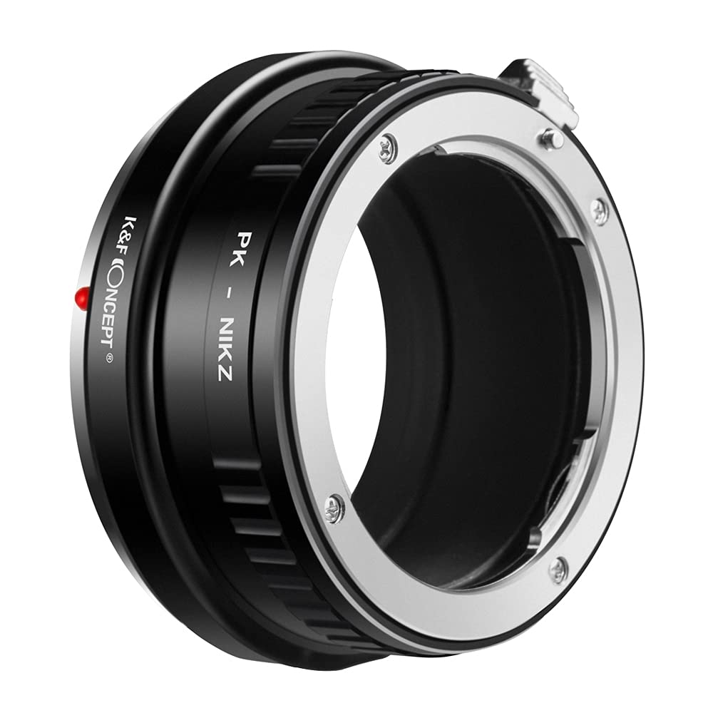 K&F Concept Lens Mount Adapter For Pentax Pk Munt Lens To Nikon Z6 Z7 Camera