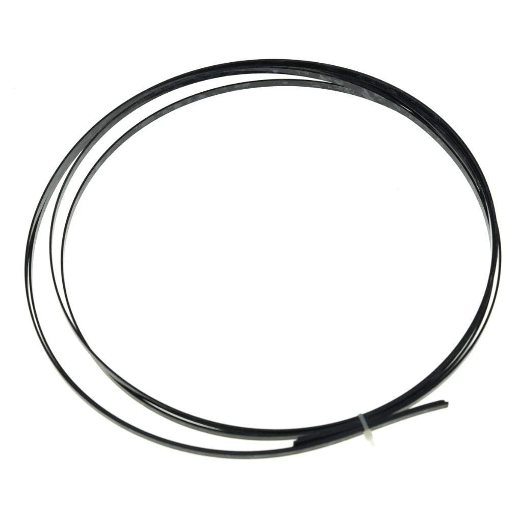 Kaish Pack Of 2 Guitar Binding Purfling Strips Guitar Binding Strip 1650X5X1.5Mm For Acoustic Or Classical Guitar Black Pearl