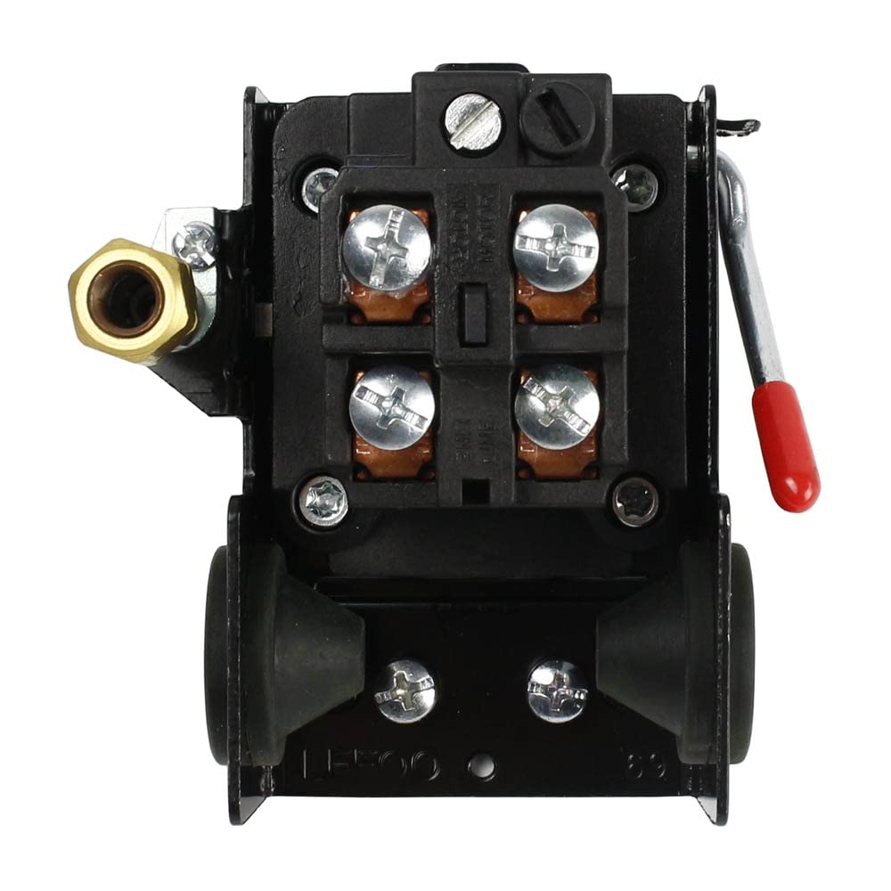 Lefoo Pressure Switch Control 90 125Psi 4 Port Heavy Duty 26 Amp For Air Compressor Lf10A 4H 1 Npt1/4 90 125