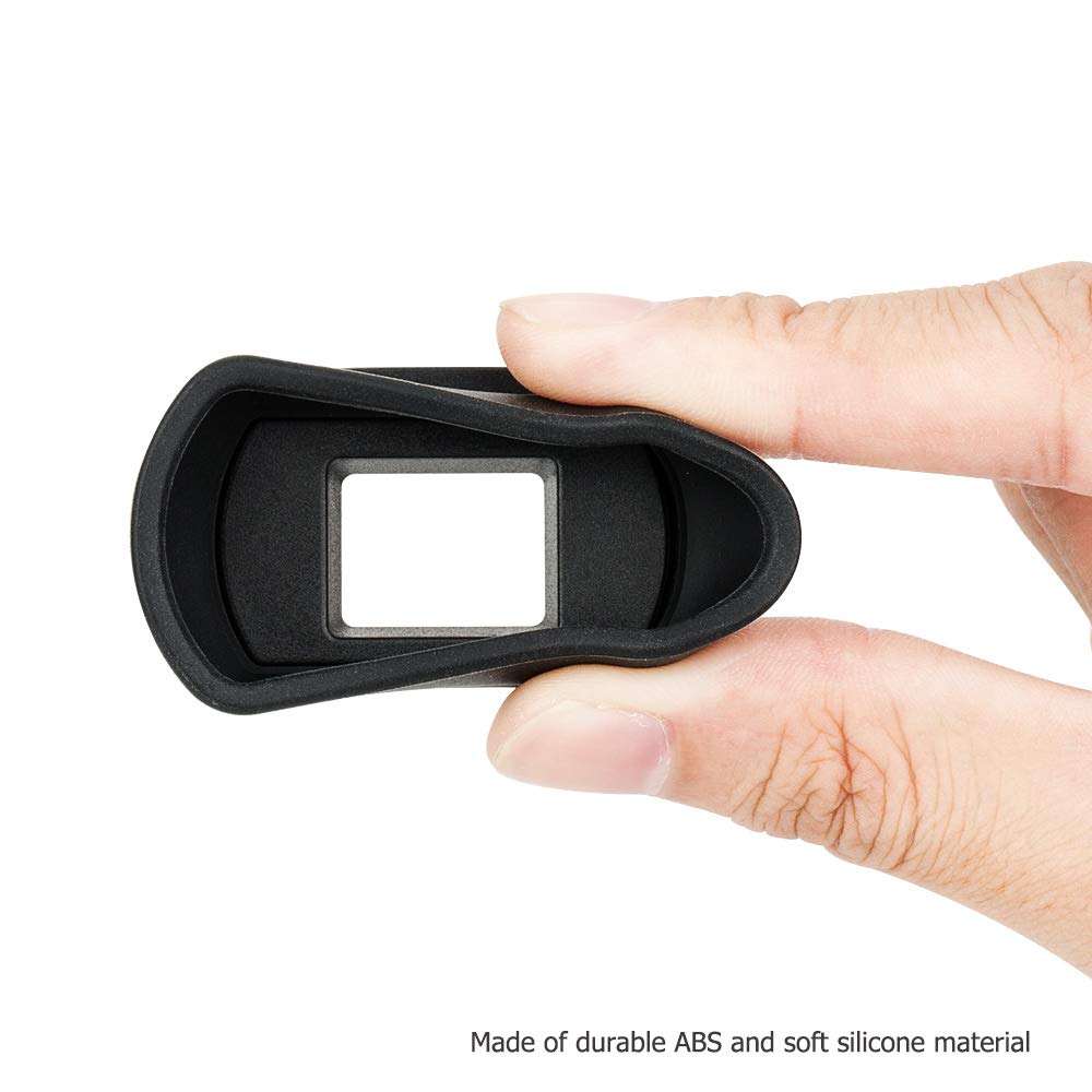 Kiwifotos Long Soft Viewfinder Eyecup Eyepiece For Canon Eos 90D 80D 70D 60D 77D 6D Mark Ii 5D Mark Ii Rebel T7 T6 T5 T100 T8I T