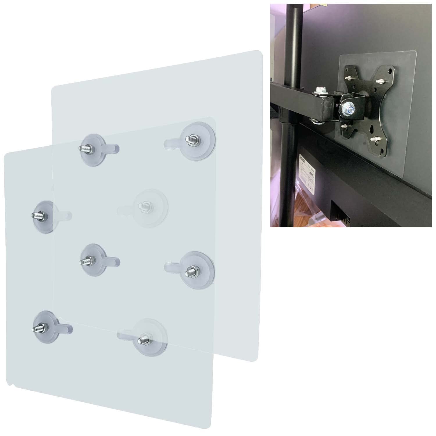 Nober Vesa Mount Adapter Bracket Kit Non Vesa Mounting Universal For 75 Vesa Monitor Arm Compatible 2 Pack