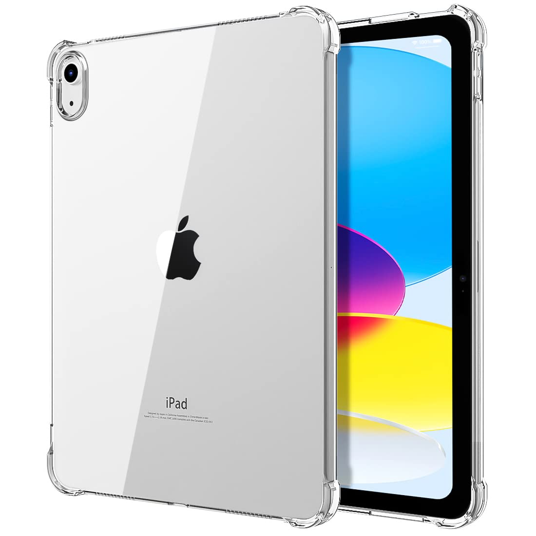 Timovo For Ipad 10Th Generation Case Clear, Ipad 10 Case 2022 (10.9 Inch), Slim & Light Weight Tpu Protective Clear Ipad Case Wi
