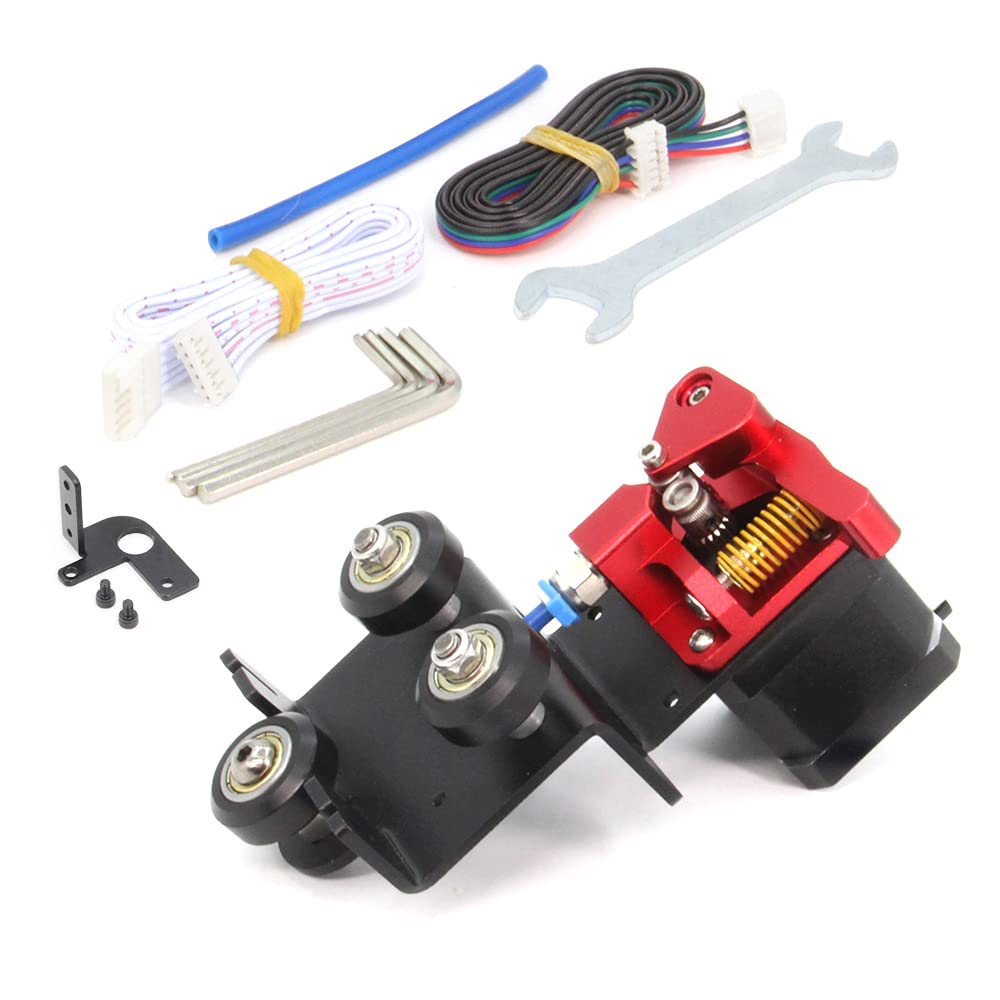 Zeberoxyz Upgrade Direct Drive Dual Gear Extruder Support Kit With Stepper Motor, Easy Print Filament For Ender 3, Ender 3 Pro,C