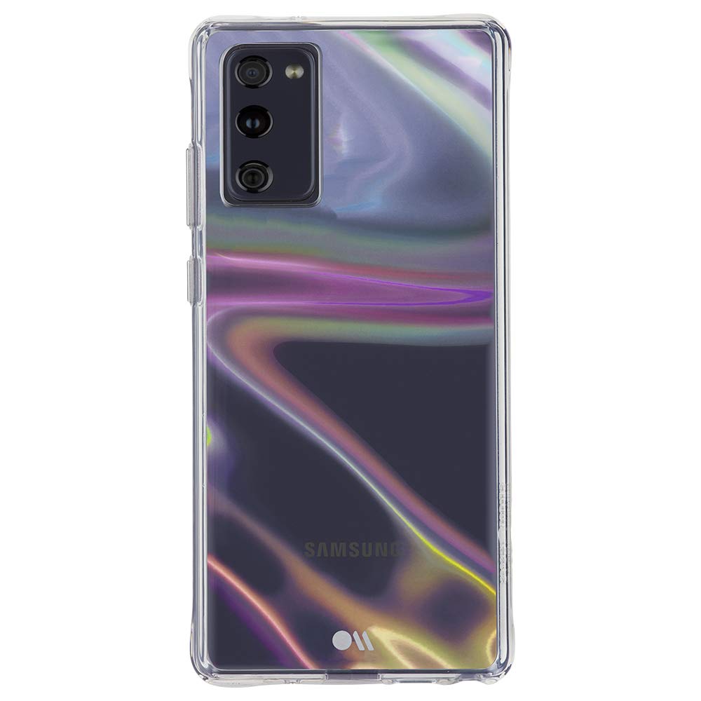 Case Mate   Soap Bubble   Case For Samsung Galaxy S20 Fe 5G (Fan Edition)   6.5 Inch   Iridescent Swirl