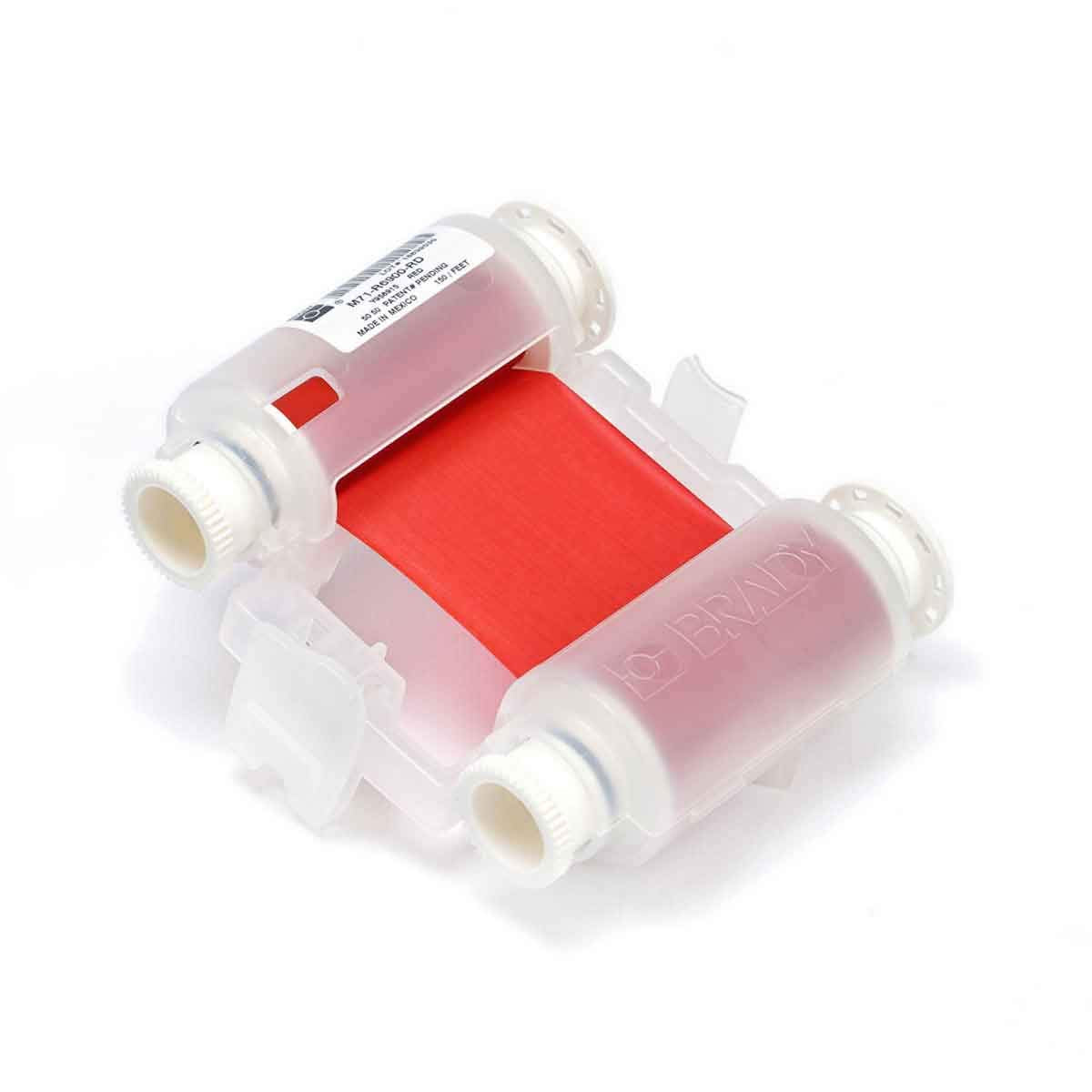 Brady M71 R6900 Rd 150' Length X 2'' Width Red Color Thermal Transfer Printer Ribbon For Bmp71 Label Printer