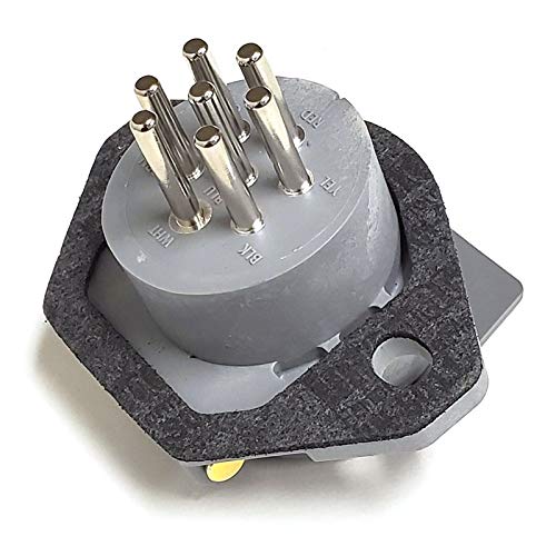 UrMarketOutlet Tramec Sloan Nylon 7-Way Receptacle Socket Replacement, Model 38501, Grey