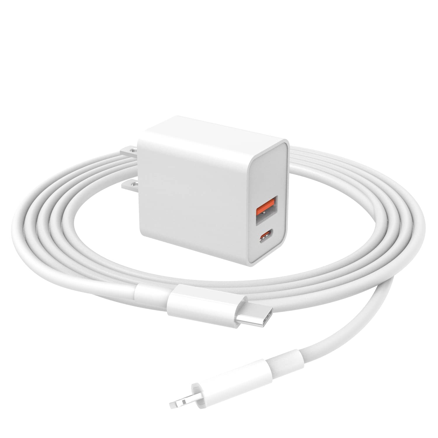 20W [Mfi Certified] Fast Charger Fit For Ipad 9Th Generation Gen 2021 10.2 Inch Tablet With 6.6 Ft Charging Cable A2602 A2604 A2