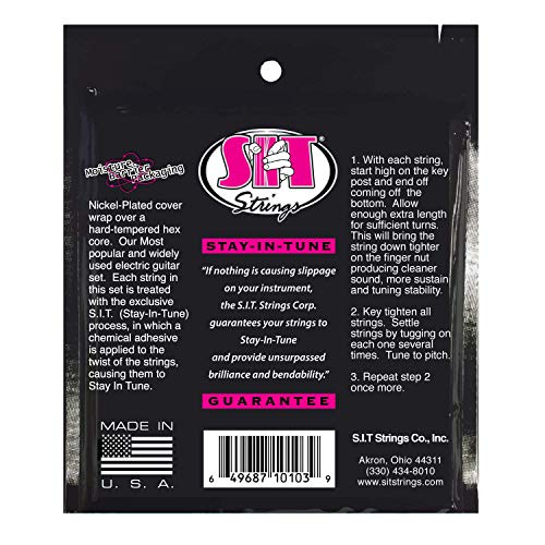 S.I.T. String S9.544 Rock Light Nickel Wound Electric Guitar String